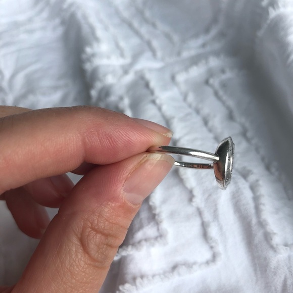 Authentic Pandora Signature Pavé Logo Ring - Picture 7 of 11